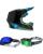 Fox V1 Ballast MX Helm Combo schwarz schwarz