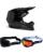Fox V1 Solid MX Helm Combo schwarz