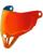 ICON Airflite Forceshield verspiegelt Helmvisier rot rot