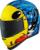 ICON Airform Brozak Integralhelm blau gelb XS blau gelb