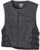 ICON D3O® Leder Weste schwarz S/M schwarz