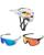 Kini MTB Helm Combo TR EVO 1.0 weiss mit TWO-X Speed Brille