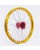 Kite Elite MX-EN Rad, silberne Speichen WHEEL 21X1.60 GD/RD