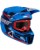 Leatt Crosshelm Moto 3.5 mit 3.5 Brille Royal blau rot S blau rot