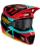 Leatt Crosshelm Moto 7.5 mit 4.5 Brille rot grün S rot grün