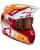 Leatt Crosshelm Moto 7.5 mit 4.5 Brille Ruby rot orange S rot orange
