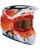 Leatt Crosshelm Moto 8.5 mit 5.5 Brille Glamis orange S orange