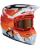 Leatt Crosshelm Moto 8.5 mit 5.5 Brille Glamis orange S orange