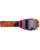 Leatt Crossbrille Velocity 6.5 Cryztal Iriz Flame Platinum orange blau orange blau