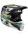 Leatt Motocross Helm mit Brille Moto Kit 3.5 weiss schwarz M weiss schwarz