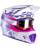 Leatt Motocross Helm mit Brille Moto Kit 7.5 weiss pink M weiss pink