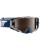 Leatt MX Brille Velocity 6.5 Iriz weiss verspiegelt blau weiss