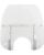 Memphis Shades Fats-Windschild FATS 19"-CLEAR