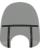 Memphis Shades Fats-Windschild FATS 19 9LT BLK SMK NS