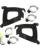 Memphis Shades Montagesatz für Bullet-Verkleidung MNT KIT BULLET VTX18 BLK