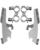 Memphis Shades Montagesatz mit Fats/Slim Windschild Trigger-Lock MNT KIT F/S VT1300CS SABR