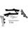 Memphis Shades Montagesatz mit Fats/Slim Windschild Trigger-Lock MNT KIT BW V-STAR 13 BLK