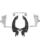 Memphis Shades Montagesatz mit Fats/Slim Windschild Trigger-Lock MNT KIT BW VN900C BLACK