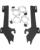 Memphis Shades Montagesatz mit Fats/Slim Windschild Trigger-Lock MNT KIT BW YAM RAIDER BLK