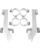 Memphis Shades Montagesatz mit Fats/Slim Windschild Trigger-Lock MNT KIT BW VTX 18 COV POL