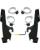 Memphis Shades Montagesatz mit Fats/Slim Windschild Trigger-Lock MNT KIT F/S HON FURY BLK