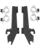 Memphis Shades Montagesatz mit Fats/Slim Windschild Trigger-Lock MNT KIT TL BW VTX13 EXP
