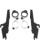 Memphis Shades Montagesatz mit Fats/Slim Windschild Trigger-Lock MNT KIT FS XV6/11CL BLK