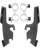 Memphis Shades Montagesatz mit Fats/Slim Windschild Trigger-Lock MNT KIT FS SABR/LINE BLK