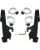 Memphis Shades Montagesatz mit Fats/Slim Windschild Trigger-Lock MNT KIT F/S HON FURY BLK
