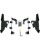 Memphis Shades Montagesatz mit Fats/Slim Windschild Trigger-Lock MNT KIT F/S PHANTOM BLK