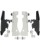 Memphis Shades Montagesatz mit Fats/Slim Windschild Trigger-Lock MNT KIT FS XV16/17 BLK