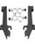 Memphis Shades Montagesatz mit Fats/Slim Windschild Trigger-Lock MNT KIT BW VT1300CS BLK