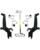 Memphis Shades No-Tool Trigger-Lock-Halterung für Sportwindschild MNT KIT SS NARROW BLK