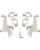 Memphis Shades No-Tool Trigger-Lock-Halterung für Sportwindschild MNT KIT SS SUZ M50 POL
