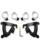 Memphis Shades Trigger-Lock Halterung für Road Warrior Windschild MNT KT RD WARR FXD BLK