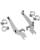 Memphis Shades Trigger-Lock-Montagesatz für Sportwindschild MNT KIT TL S/S HD NARR