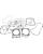 Moose Racing Komplettes Dichtungsset GASKET CMP W/OS KAW KX450