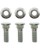 Moose Racing Radbolzen/Muttern-Satz WHEEL STUD/NUT KIT MSE