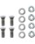 Moose Racing Radbolzen/Muttern-Satz WHEEL STUD/NUT KIT MSE
