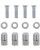 Moose Racing Radbolzen/Muttern-Satz WHEEL STUD/NUT KIT MSE