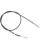 Moose Racing Schwarzer Vinyl-Bremszug CABLE BRAKE RR PARK KAW
