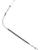 Moose Racing Schwarzer Vinyl-Bremszug CABLE BRAKE RR MSE HON