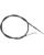 Moose Racing Schwarzer Vinyl-Bremszug CABLE BRAKE RR PARK HON