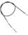 Moose Racing Schwarzer Vinyl-Bremszug CABLE BRAKE RR PARK HON