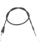 Moose Racing Schwarzer Vinyl-Gaszug CABLE THROTTLE MSE YAM
