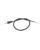 Moose Racing Schwarzer Vinyl-Gaszug CABLE THROTTLE MSE YAM