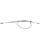 Moose Racing Schwarzer Vinyl-Gaszug CABLE THROTTLE MSE POL