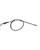 Moose Racing Schwarzer Vinyl-Gaszug CABLE THROTTLE MSE YAM