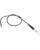 Moose Racing Schwarzer Vinyl-Gaszug CABLE THROTTLE MSE SUZ