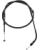Moose Racing Schwarzer Vinyl-Kupplungszug CABLE CLUTCH MSE HON